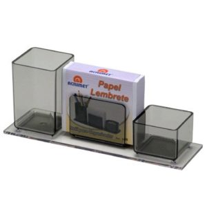 ACESSÓRIO PARA MESA ACRIM 3/1 LAPIS/CLIPS/LEMB FUME (04798)