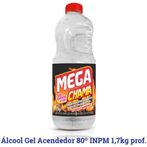 ALCOOL GEL 80 ACENDEDOR           (FR COM1.7LTS) em Joanópolis SP