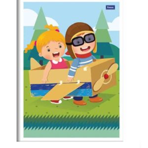 CADERNO 01X1 BROCH C.FLEX 096F  (55306) em Joanópolis SP