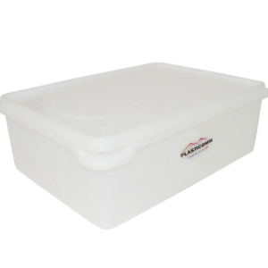 CAIXA PLAST EMPILHÁVEL COM TAMPA 11L 40X29X13CM (0430) em Joanópolis SP