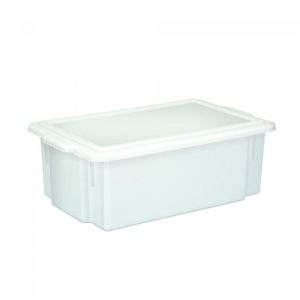 CAIXA PLAST EMPILHÁVEL COM TAMPA