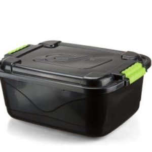 CAIXA PLAST ORG PRETA COM TAMPA  FORMPLAST em Joanópolis SP