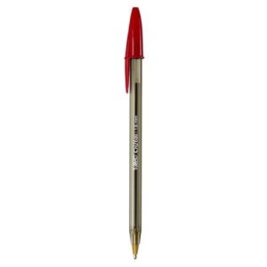 CANETA BIC CRISTAL INTENSO VERM 1.6MM  (CX COM25)(46522)