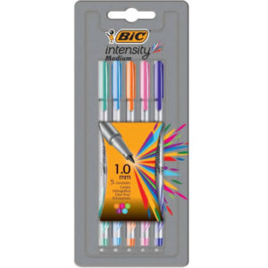 CANETA COM PONTA POROSA INTENSITY 1.0MM COLORS (PCT C/5 CORES)