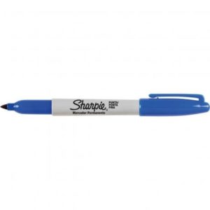 CANETA MARCADOR PERMAN SHARP AZUL  (41598)