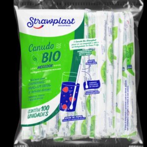 CANUDO STRAWPLAST BIODEGRADÁVEL SACHÊ PAPEL MEXEDOR (PCT COM100) 883