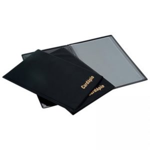 CARDÁPIO SIMPLES 170X255MM COM 06 LUGARES