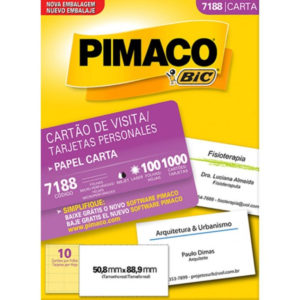 CARTÃO VISITA 180G MICROS 7188 (CX COM 100FLS) - 1000 UN