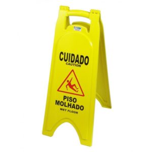 CAVALETE SINALIZAÇÃO PISO ESCORREGADIO em Joanópolis SP