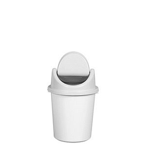 CESTO FECHADO COM TAMPA BASC. BR. 53,3LTS PLASNEW