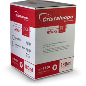 COPO PP 180 ML CRISTALCOPO (PCT COM100)
