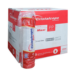 COPO PP 330 ML CRISTALCOPO (PCT COM050) (CX COM1000) em Joanópolis SP