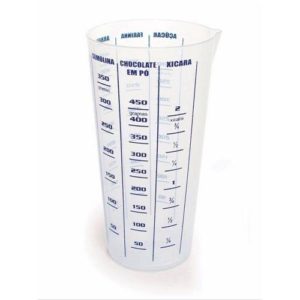 COPO TRANSPARENTE GRADUADO MEDIDOR em Joanópolis SP