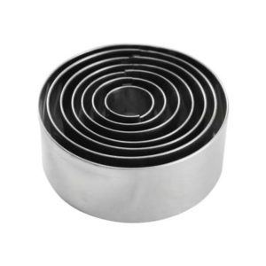 CORTADOR DE MASSA INOX *REDONDO   (JOGO 7 PECAS) em Joanópolis SP