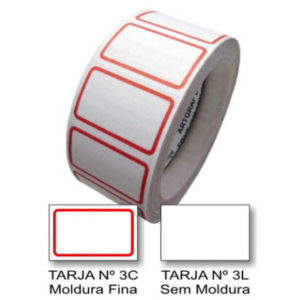 ETIQUETA 3L 30X40MM (RL COM 250) em Joanópolis SP