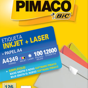ETIQUETA PIMACO A4 4349 150X260 100 FOLHAS