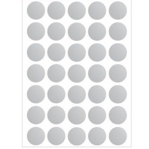 ETIQUETA REDONDA PRATA 15MM (PCT COM210) (52523)