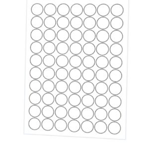 ETIQUETA REDONDA TRANS   15MM (PCT COM210) (52525) em Joanópolis SP