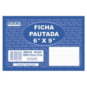 FICHA paUTADA 6X9 COM100 SD (06158)
