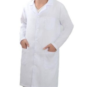 JALECO TECIDO MASC. BRANCO P