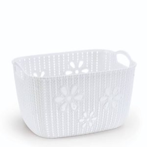 MONTE LIBANO - CESTA FLORAL BRANCA 3,7LTS em Joanópolis SP