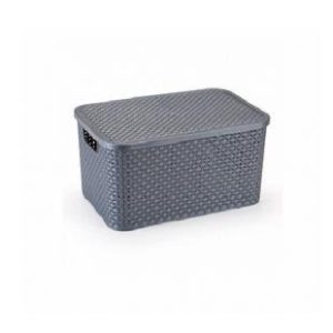 MONTE LIBANO - MICRO CAIXA RATTAN 3,5L GRAFITE em Joanópolis SP