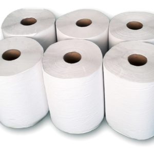 PAPEL TOALHA BOBINA 20X200X6 VIRGEM 100% CONFORT NOBRE (COM 6 ROLOS) em Joanópolis SP