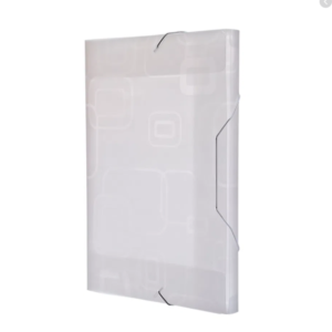 PASTA COM ABA PLÁSTICO FINE CRISTAL DELLO