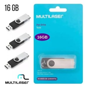 PEN DRIVE MULTILASER 16GB (37786) em Joanópolis SP