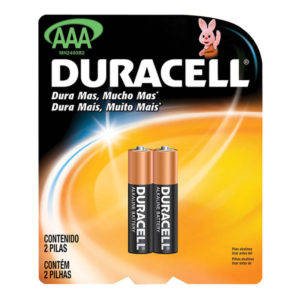 PILHA AAA DURACELL (COM DUAS UNID)