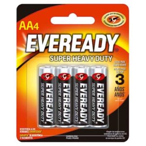 PILHA EVEREADY COM paL COM 4 UNID