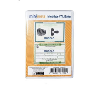PORTA DOC MINI PASTA PARA IDENTIDADE