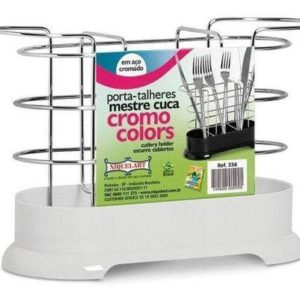 PORTA TALHERES MESTRE CUCA CROMO em Joanópolis SP