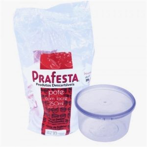 POTE COM LACRE  250 ML (PCT COM10) em Joanópolis SP
