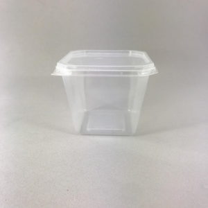 POTE QUADRADO 150ML COM TAMPA (PCT COM 20) em Joanópolis SP