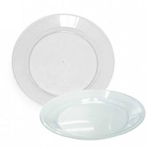 PRATO ACRIL GOLDEN 15CM COM10 PARA SOBREMESA