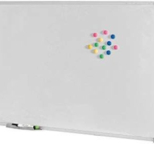 QUADRO AV MAGNETICO 090X060CM BRANCO ALUMÍNIO em Joanópolis SP