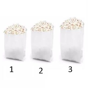 SACO PAPEL PIPOCA N.01 MONO      25GR 11X11 (PCT COM500) em Joanópolis SP