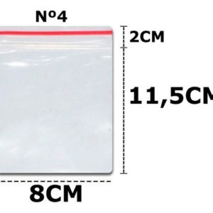 SAKKO ZIP N.04 08.5X12.0 (PCT COM100) REF:6057 em Joanópolis SP