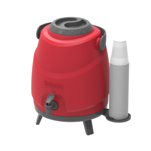 SOPRANO - BOTIJÃO ESTACIONARIO ASPEN 9L VERMELHO