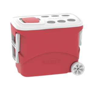 SOPRANO - CAIXA TÉRMICA TROPICAL 50L COMRODAS VERMELHA