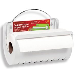 SUPORTE PARA PAPEL TOALHA FIXAÇÃO EM PAREDE